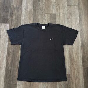 Vintage Y2K Nike Grey Tag Basic Logo Embroidered Tee Shirt